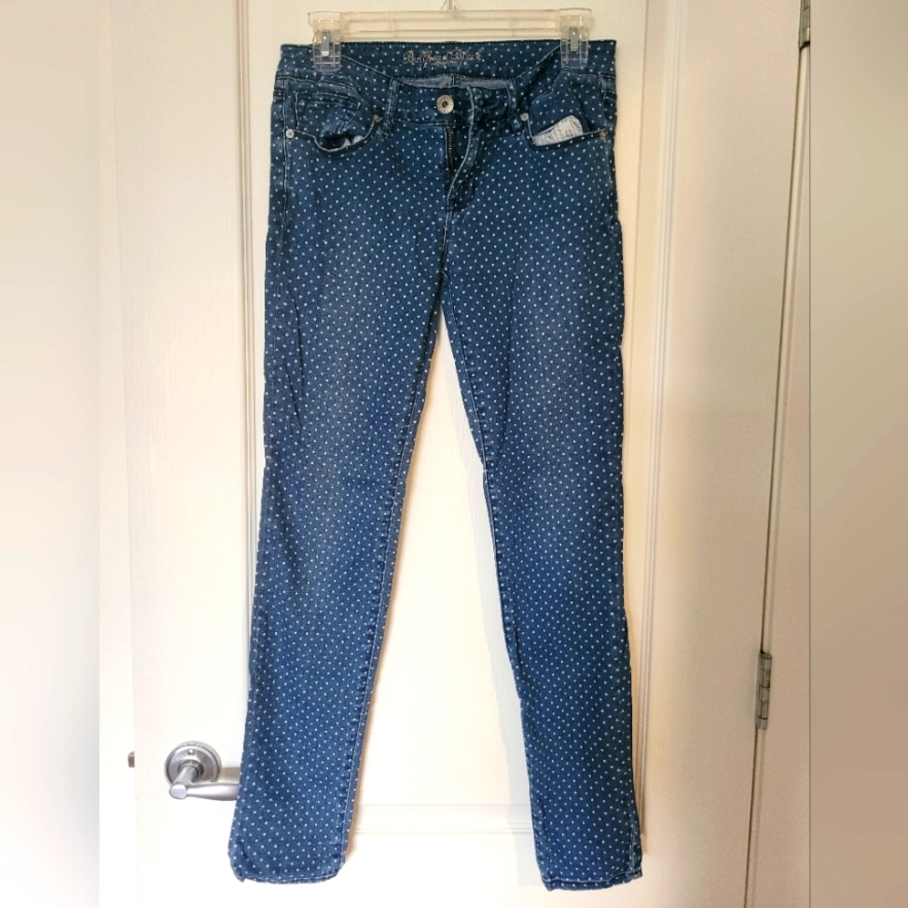 Bullhead Black Polka dot jeans
